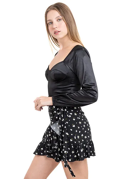 Blusa manga abullonada satín sold by Shasa product image thumbnail 3