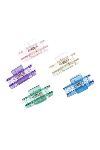 Set 5 pinzas rectangulares sold by Shasa