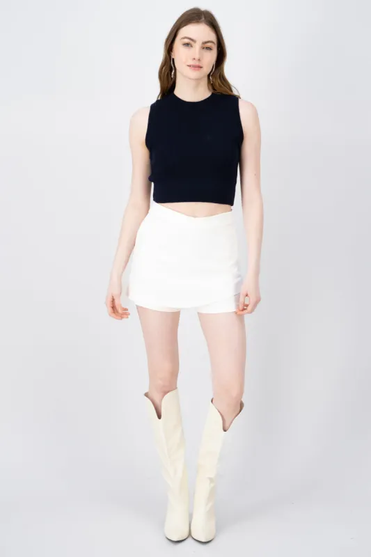 Falda short cruzada sold by Shasa