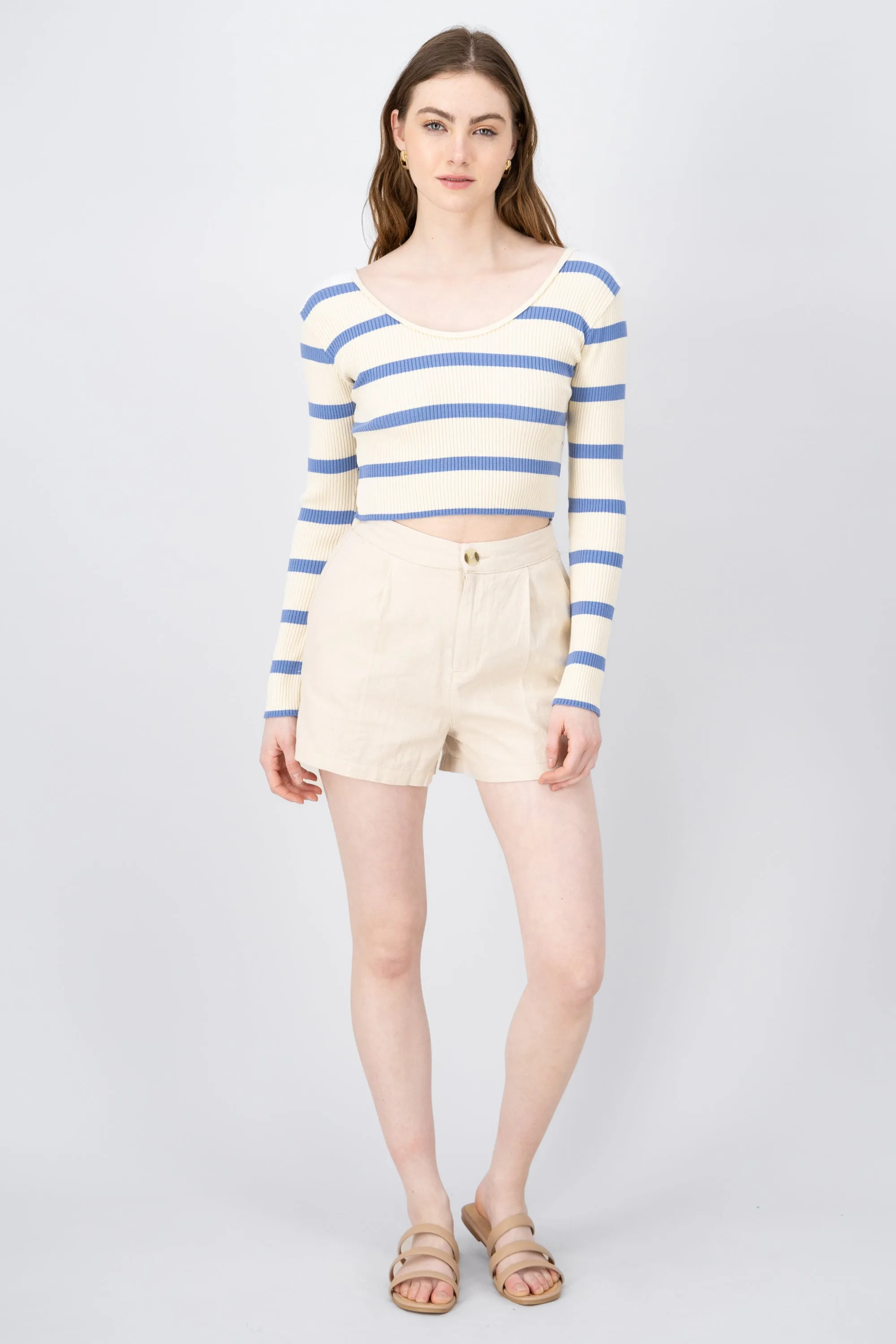 Short cortos de lino sold by Shasa