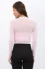 Top Mesh Manga Larga Brillos sold by Shasa