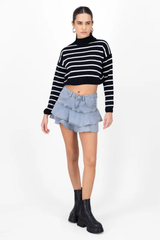 Falda Mini Denim Olanes sold by Shasa