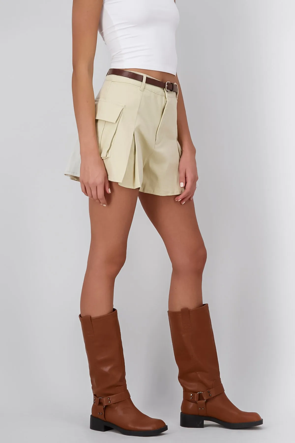 Falda tableada con cinturon sold by Shasa product image thumbnail 3