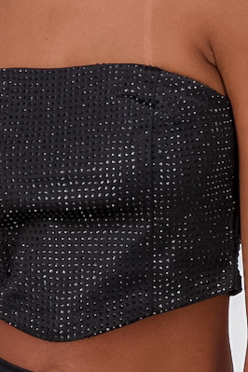 Top strapless con brillos sold by Shasa product image thumbnail 5