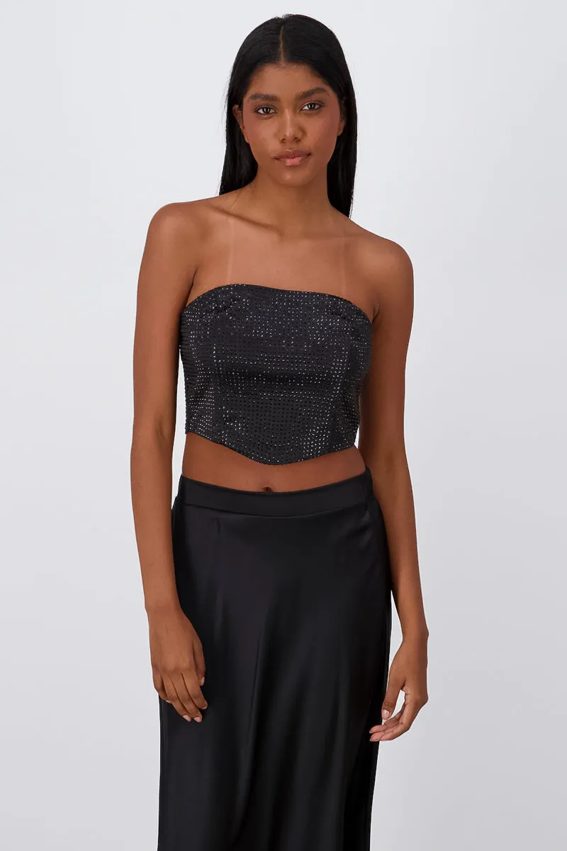 Top strapless con brillos sold by Shasa product image thumbnail 2