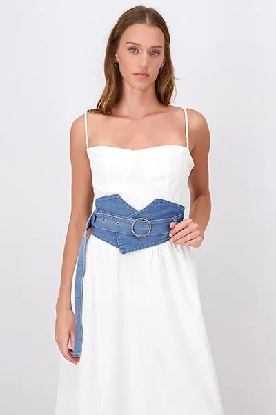 Corset Denim Hebilla sold by Shasa