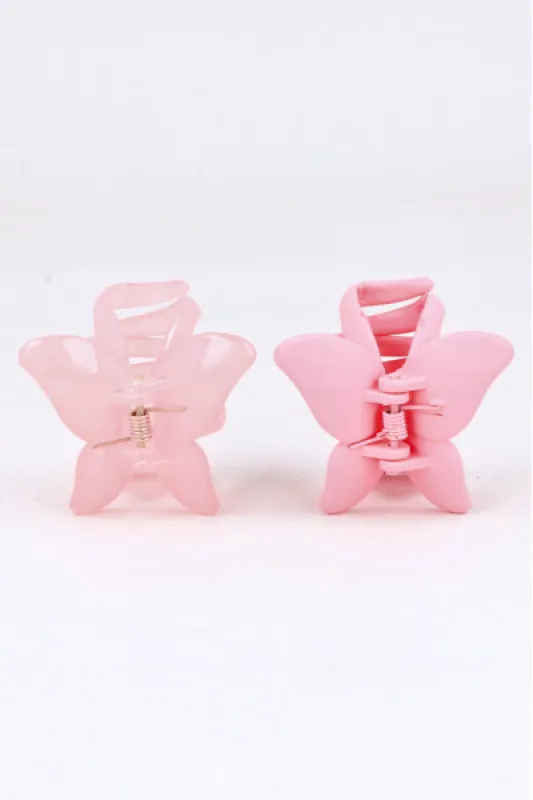 Set 2 pinzas mariposa mate sold by Shasa