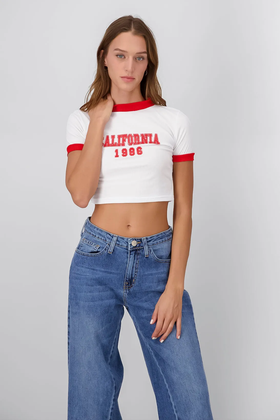 Playera Crop California sold by Shasa product image thumbnail 2