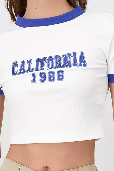 Playera Crop California sold by Shasa product image thumbnail 5