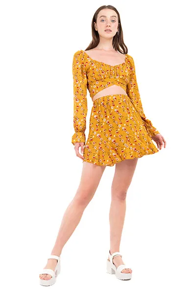 Falda mini estampado flores sold by Shasa product image thumbnail 2