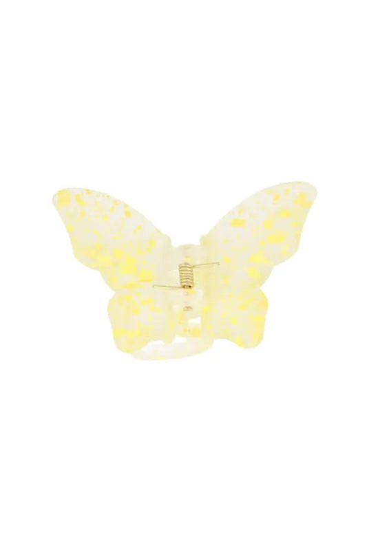 Pinza mariposa transparente pintura sold by Shasa