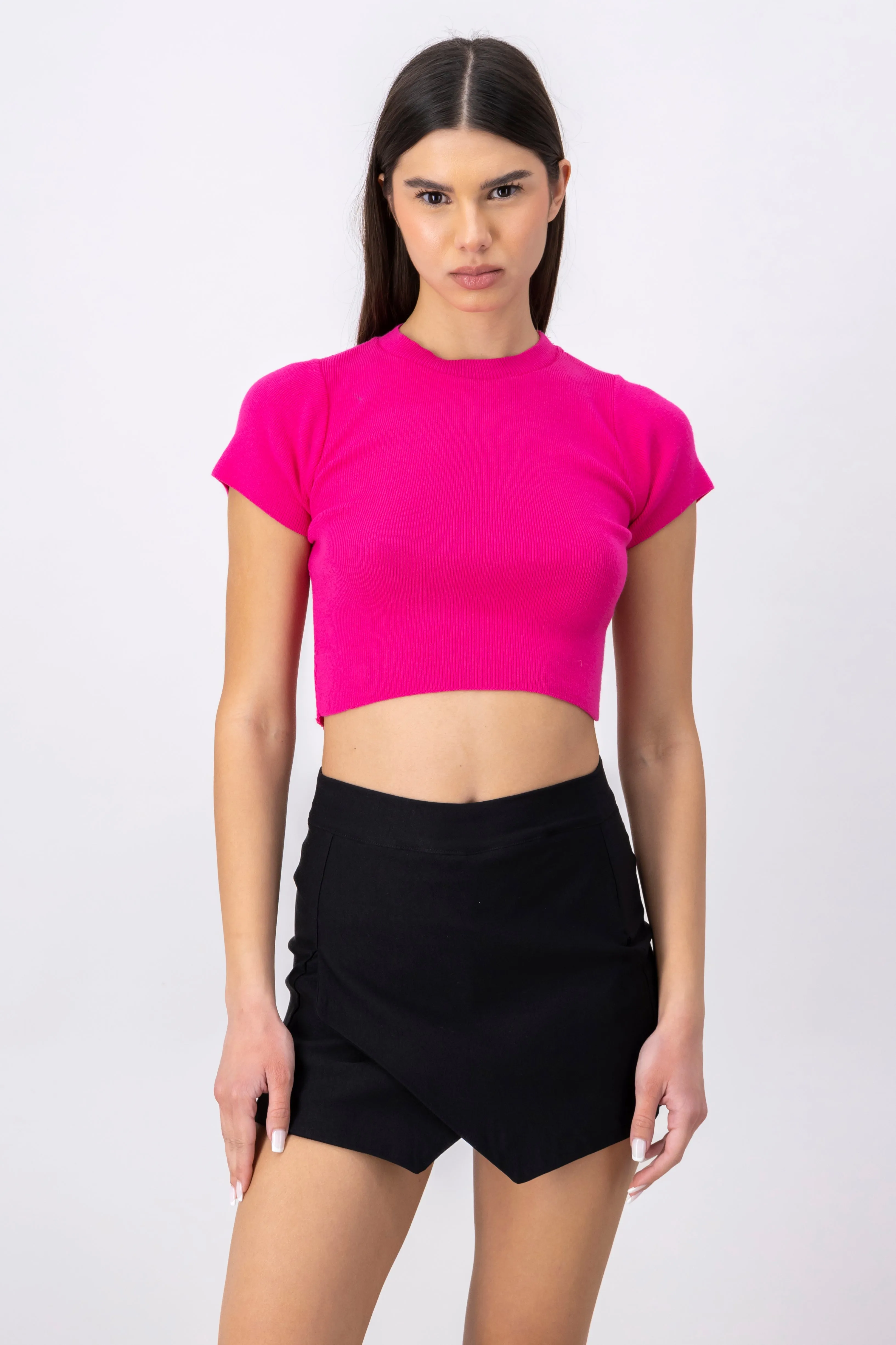 Top liso manga corta sold by Shasa