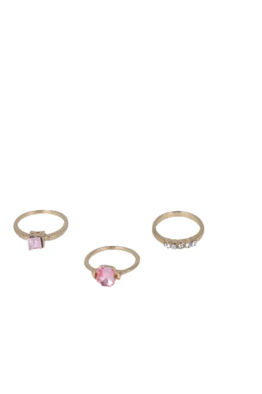 3P Anillos Cristal Cuadro sold by Shasa