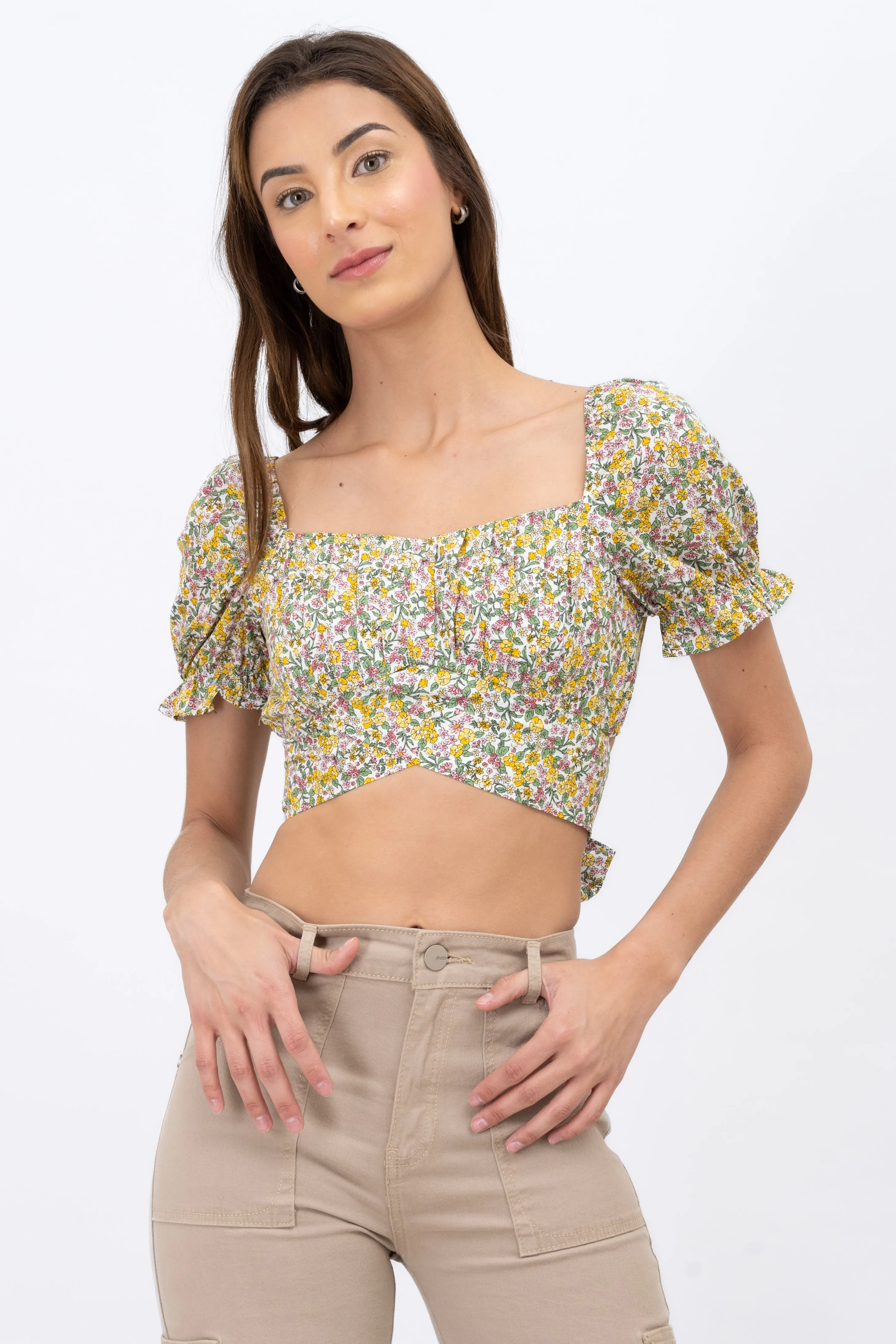 Top crop flores cintas sold by Shasa product image thumbnail 2