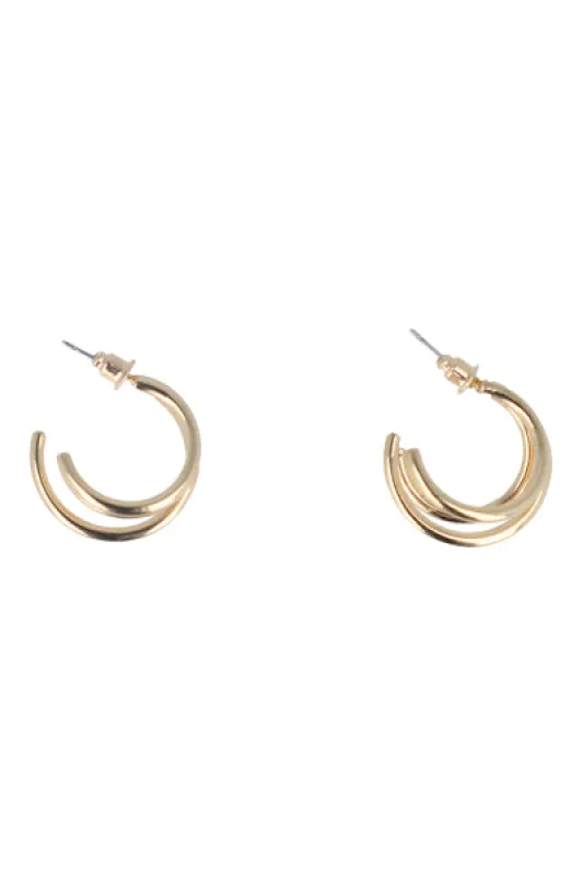 Arracadas Abiertas Tres Líneas sold by Shasa