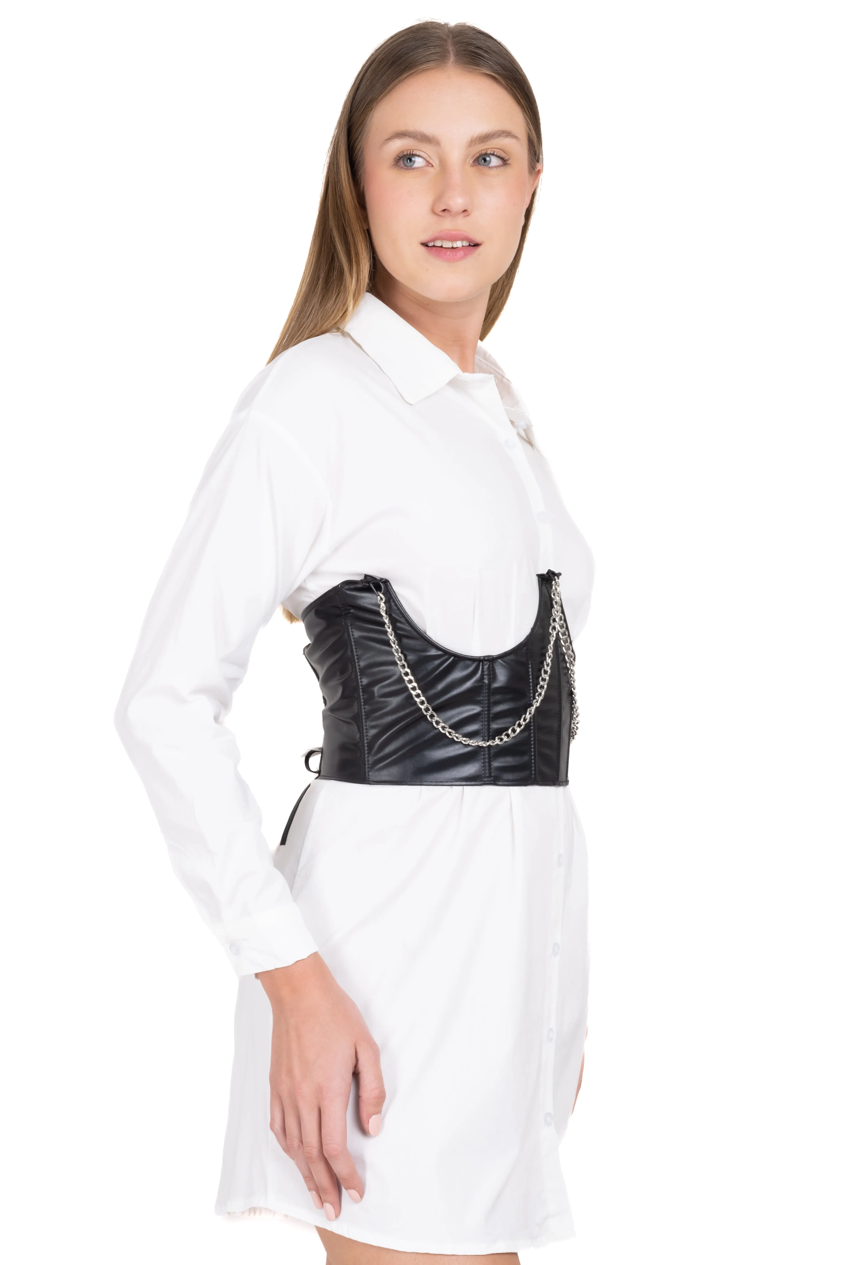 Cinturón corset mesh cadena sold by Shasa product image thumbnail 3