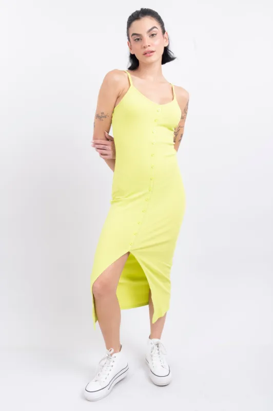 Vestido maxi botones sold by Shasa