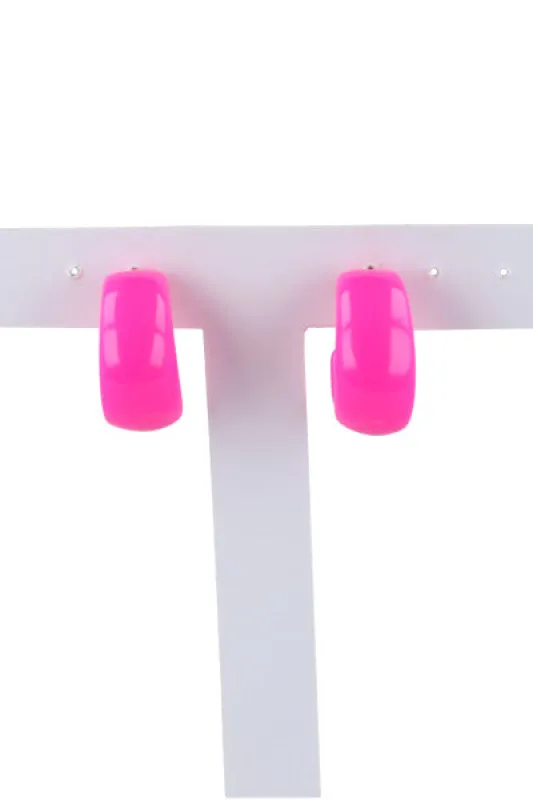 Arracadas semi círculo lisas sold by Shasa