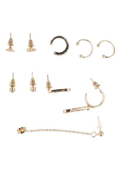 Set 10 ear cuff mix sold by Shasa