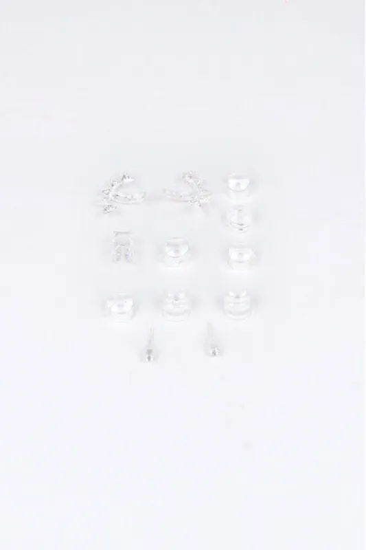 Set 12 pares aretes brillos sold by Shasa