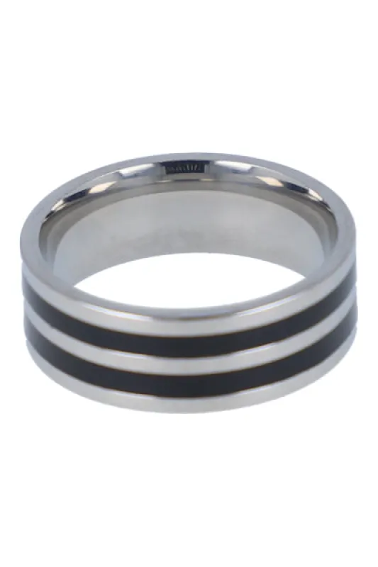 Anillo metálico bicolor sold by Shasa