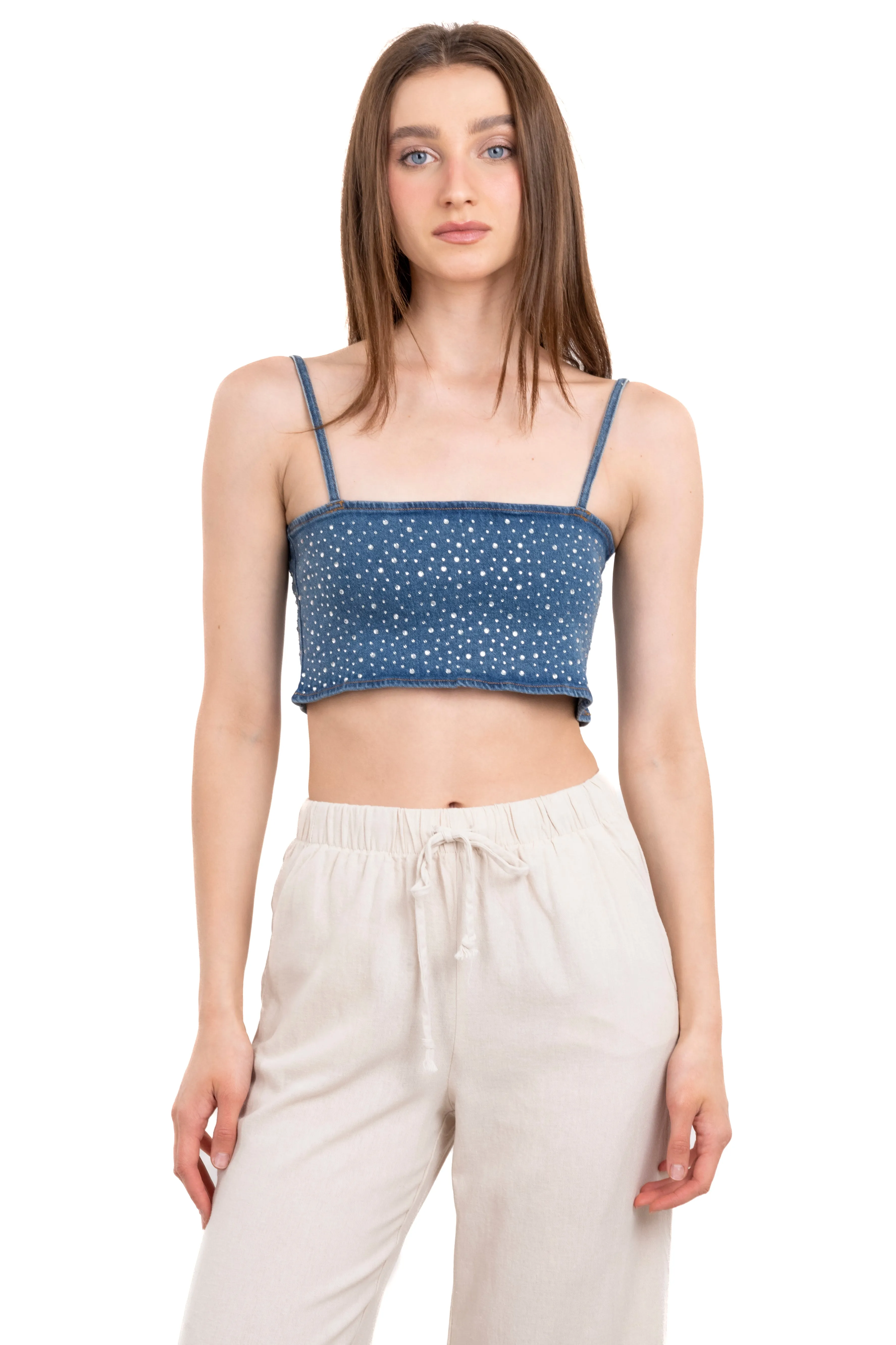 Top denim brillos sold by Shasa product image thumbnail 2