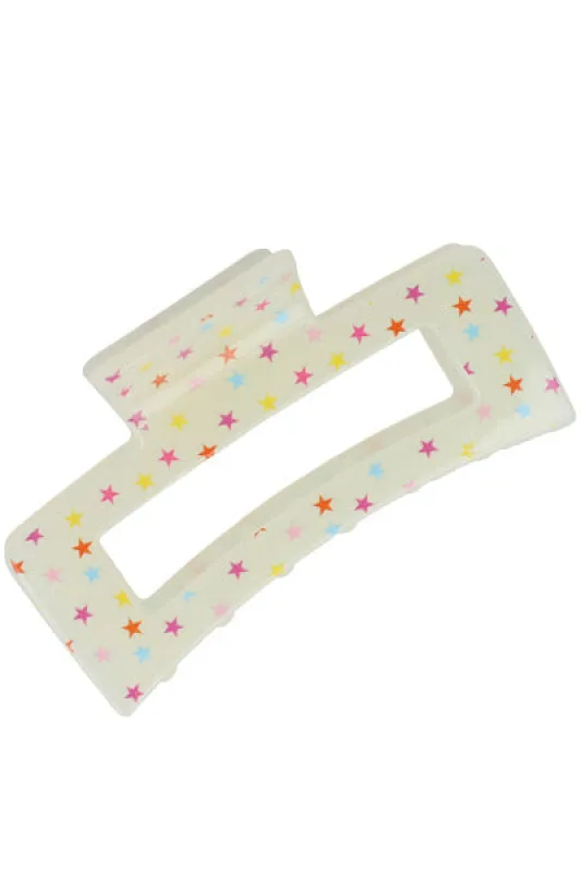 Pinza rectangular estrellas sold by Shasa