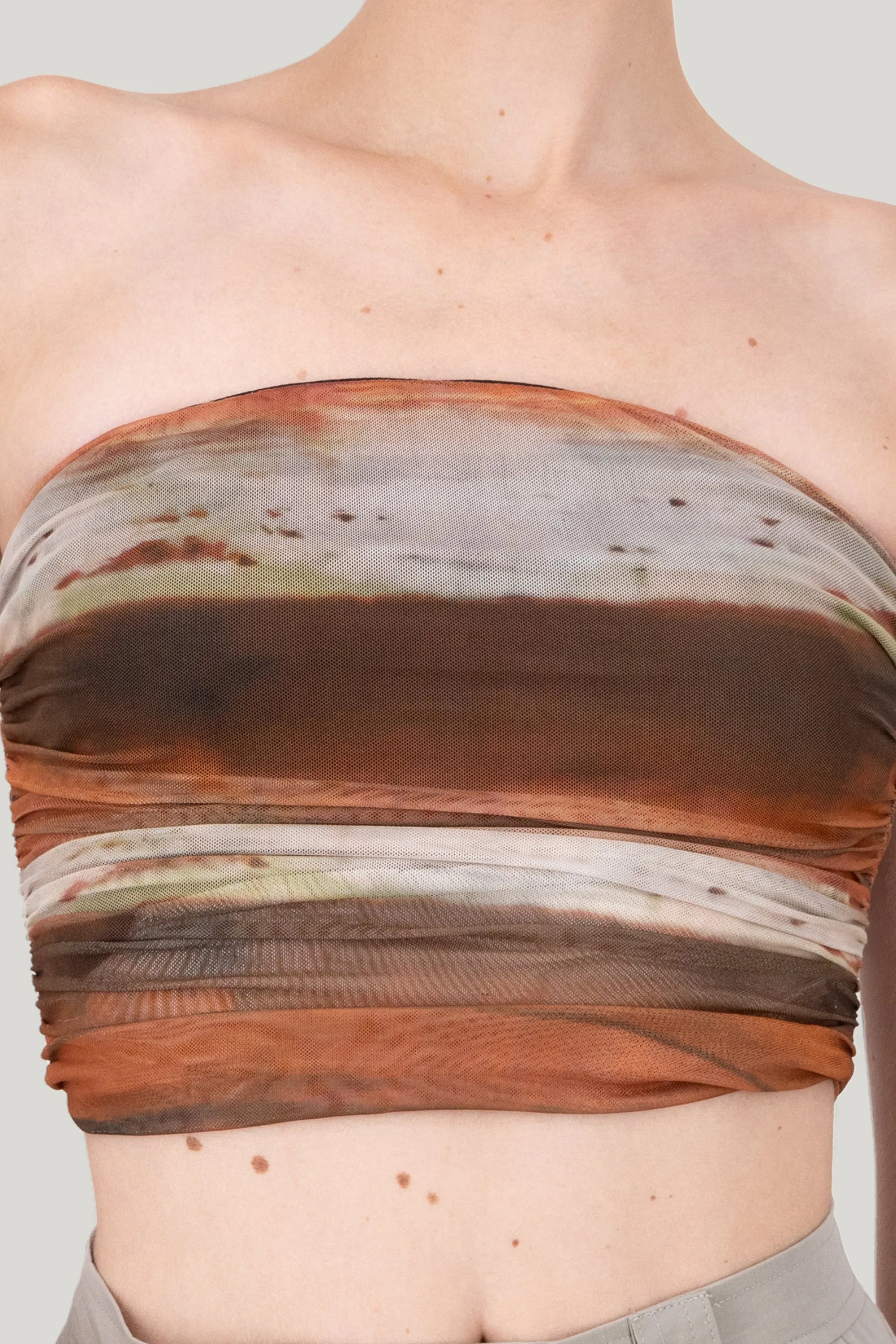 Top strapless mesh estampado sold by Shasa product image thumbnail 5