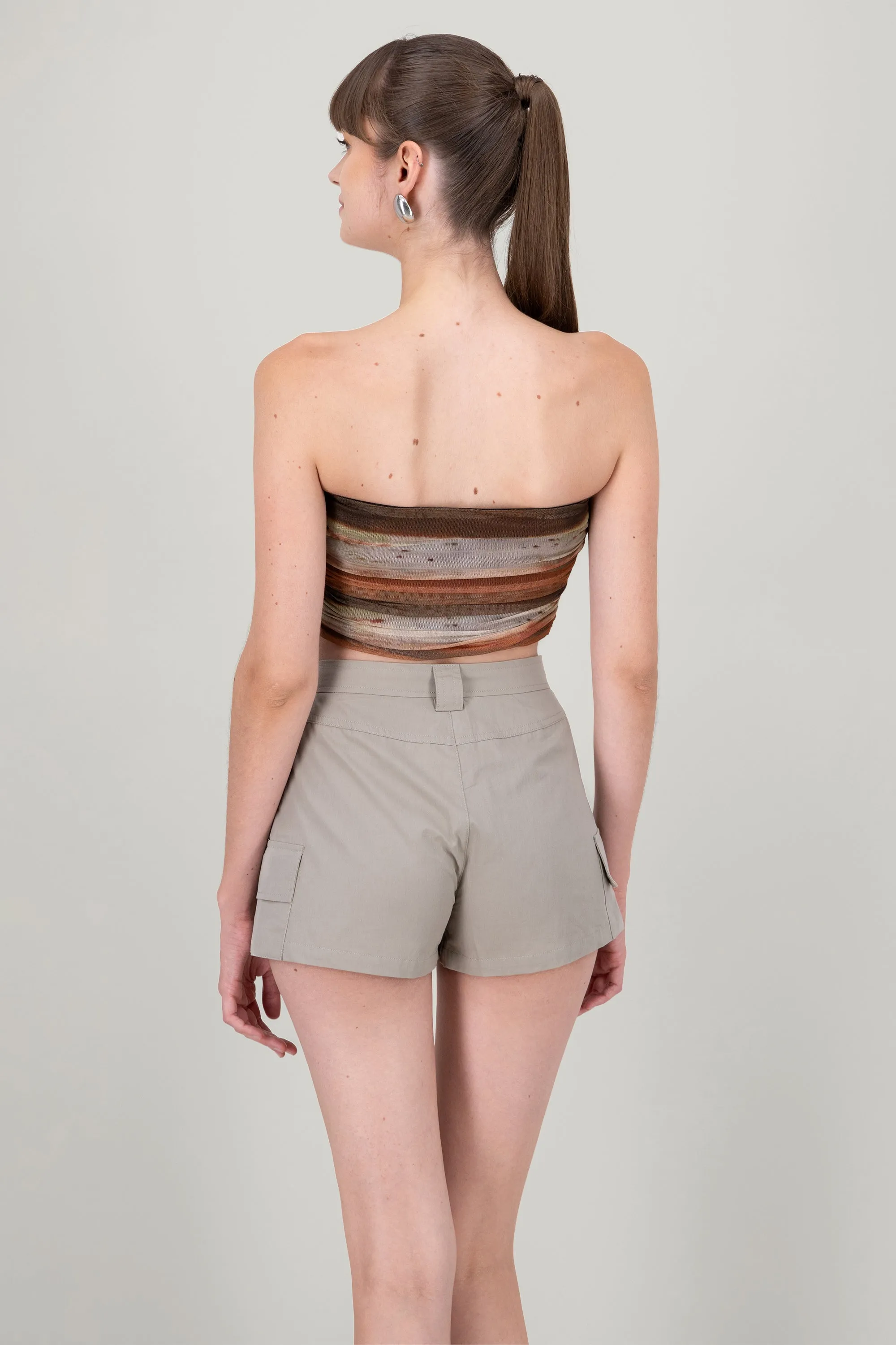 Top strapless mesh estampado sold by Shasa product image thumbnail 4