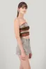 Top strapless mesh estampado sold by Shasa