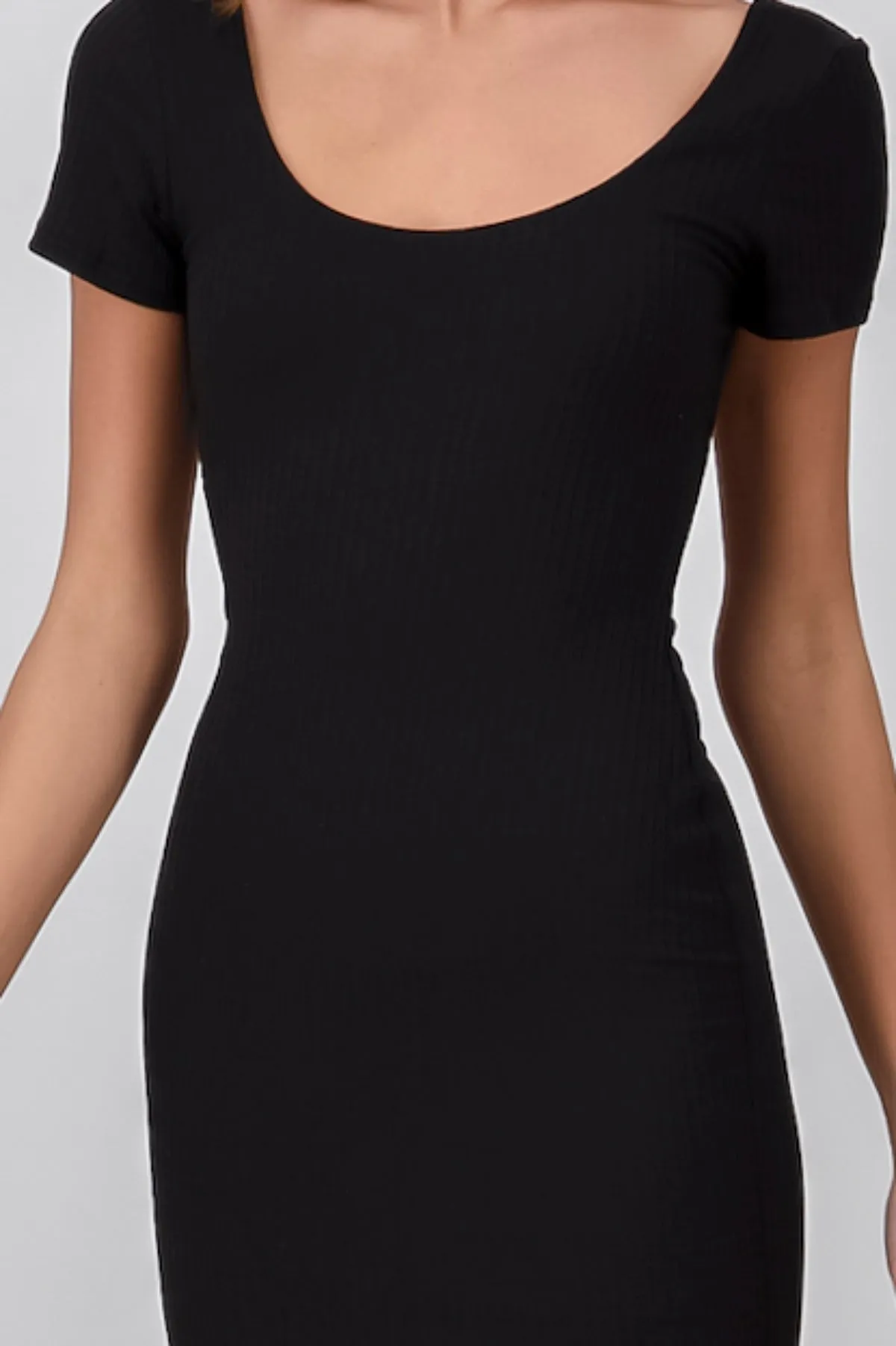 Vestido manga corta rib sold by Shasa product image thumbnail 5