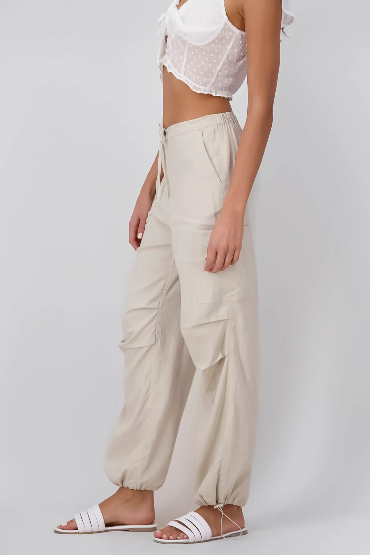 Pantalon lino detalle pretina sold by Shasa product image thumbnail 3