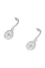 Aretes Óvalos Colgantes Con Cristales sold by Shasa
