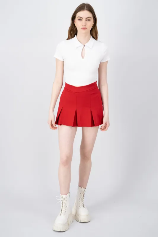 Falda tableada lisa sold by Shasa