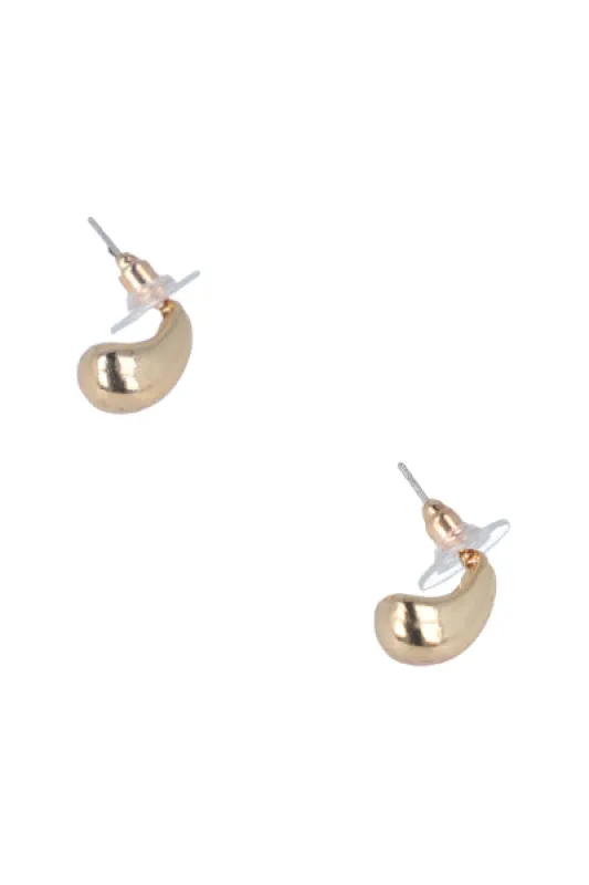 aretes gotita metal sold by Shasa