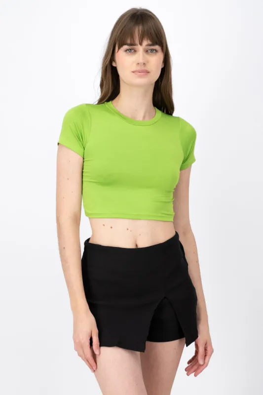 Top crop manga corta sold by Shasa