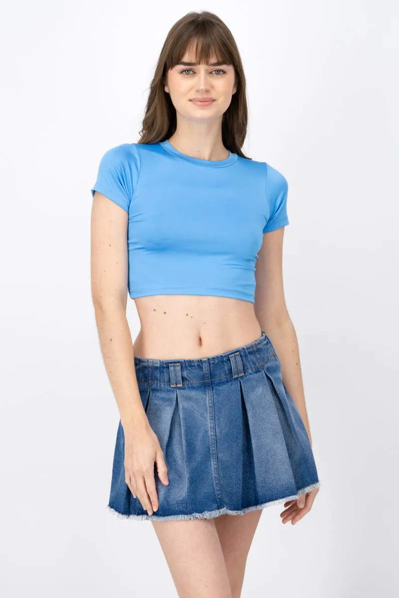 Top crop manga corta sold by Shasa