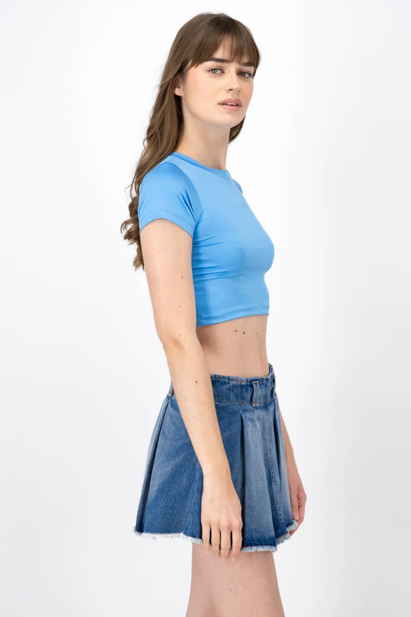 Top crop manga corta sold by Shasa product image thumbnail 3