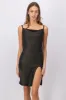 Vestido mini brillos abertura sold by Shasa