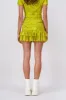 Falda mini mesh fruncida sold by Shasa