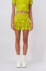 Falda mini mesh fruncida sold by Shasa