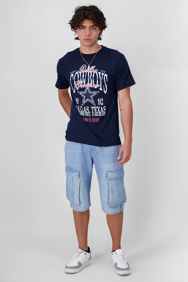 Bermuda Denim Detalle Bleach sold by Shasa