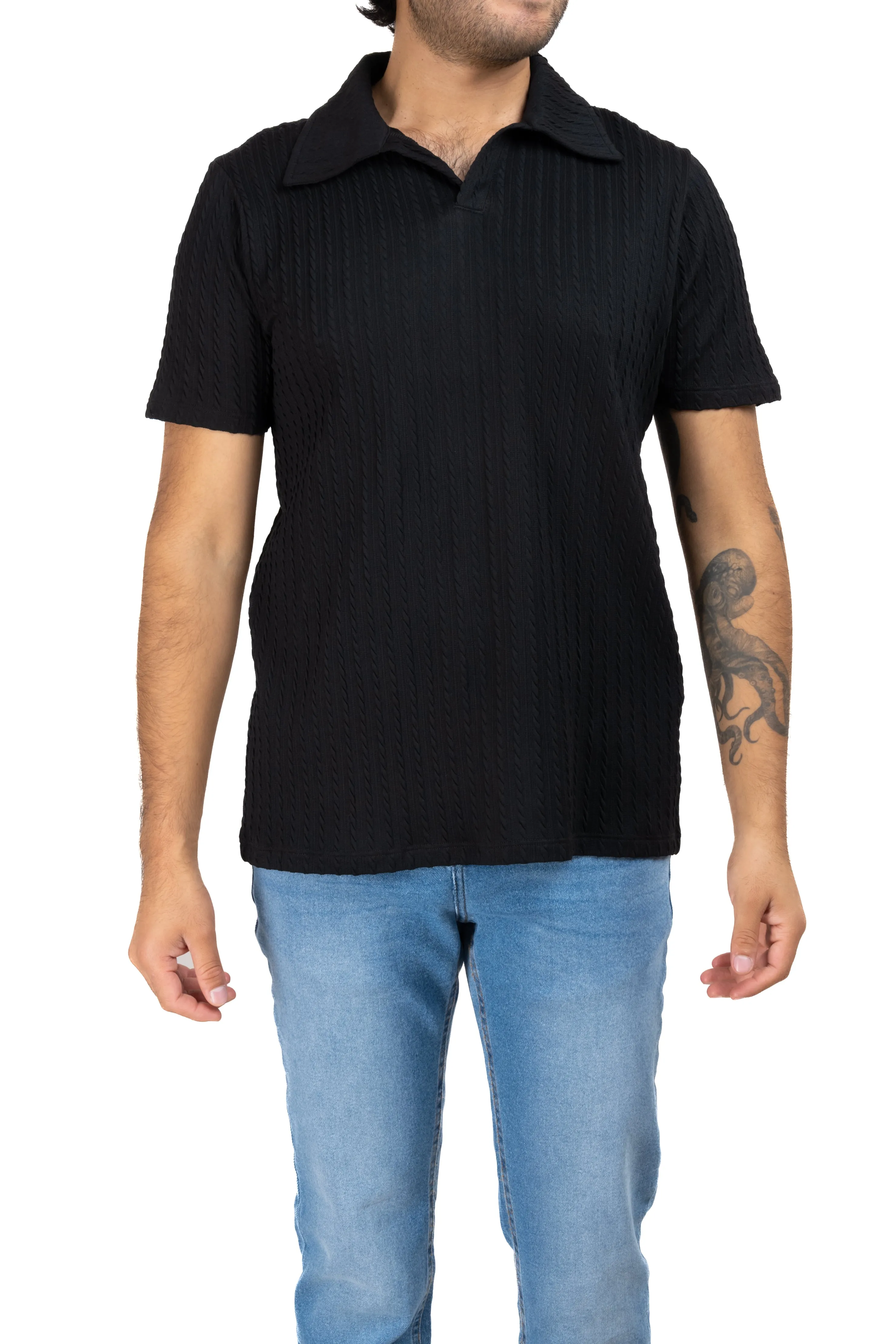 Playera cuello polo entretejida sold by Shasa product image thumbnail 2