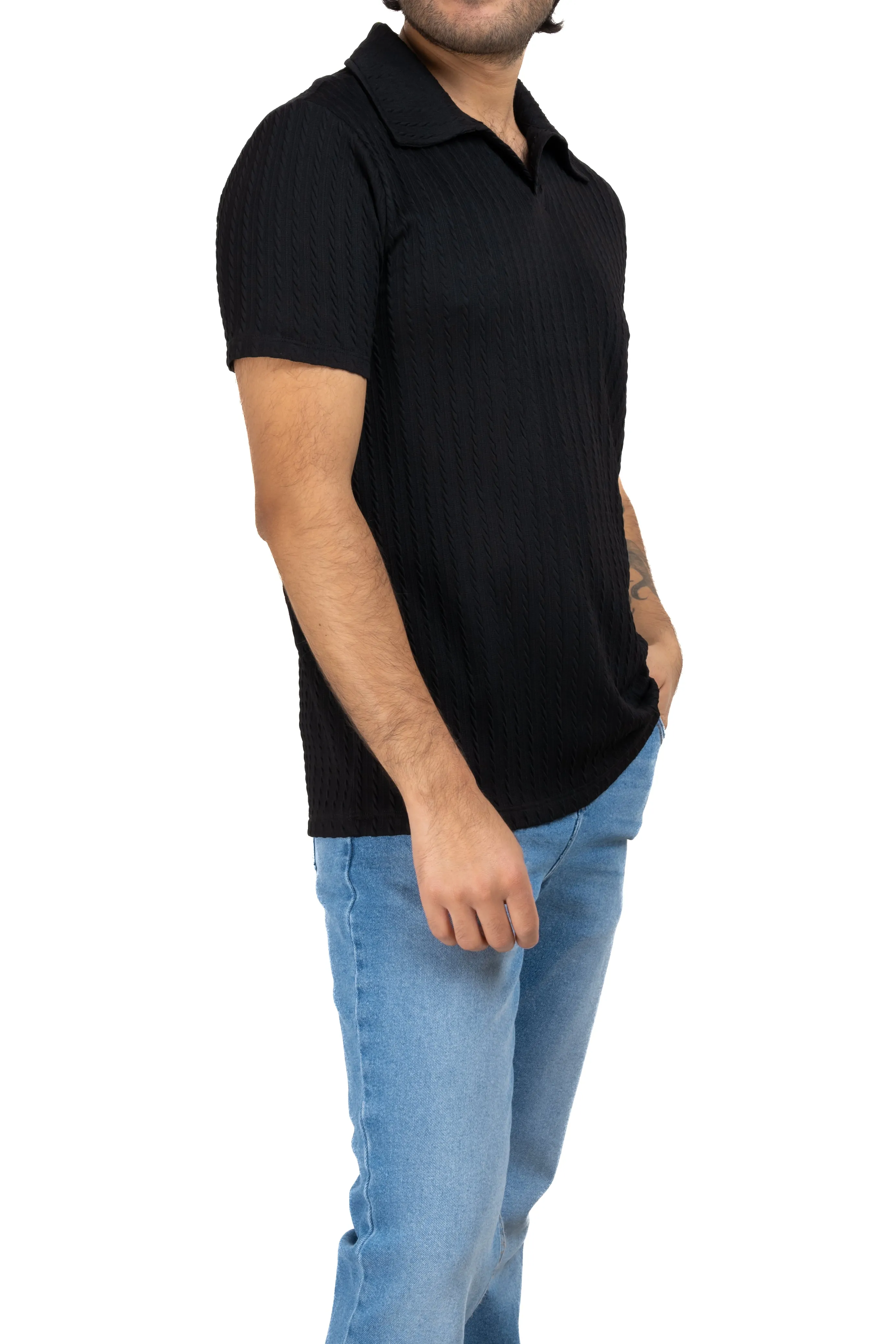 Playera cuello polo entretejida sold by Shasa product image thumbnail 3