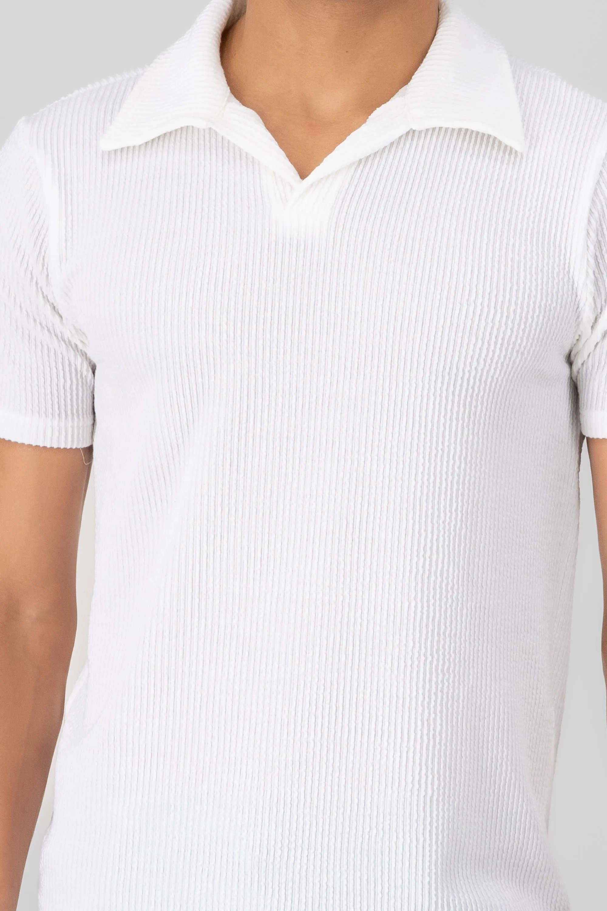 Playera cuello polo entretejida sold by Shasa product image thumbnail 5