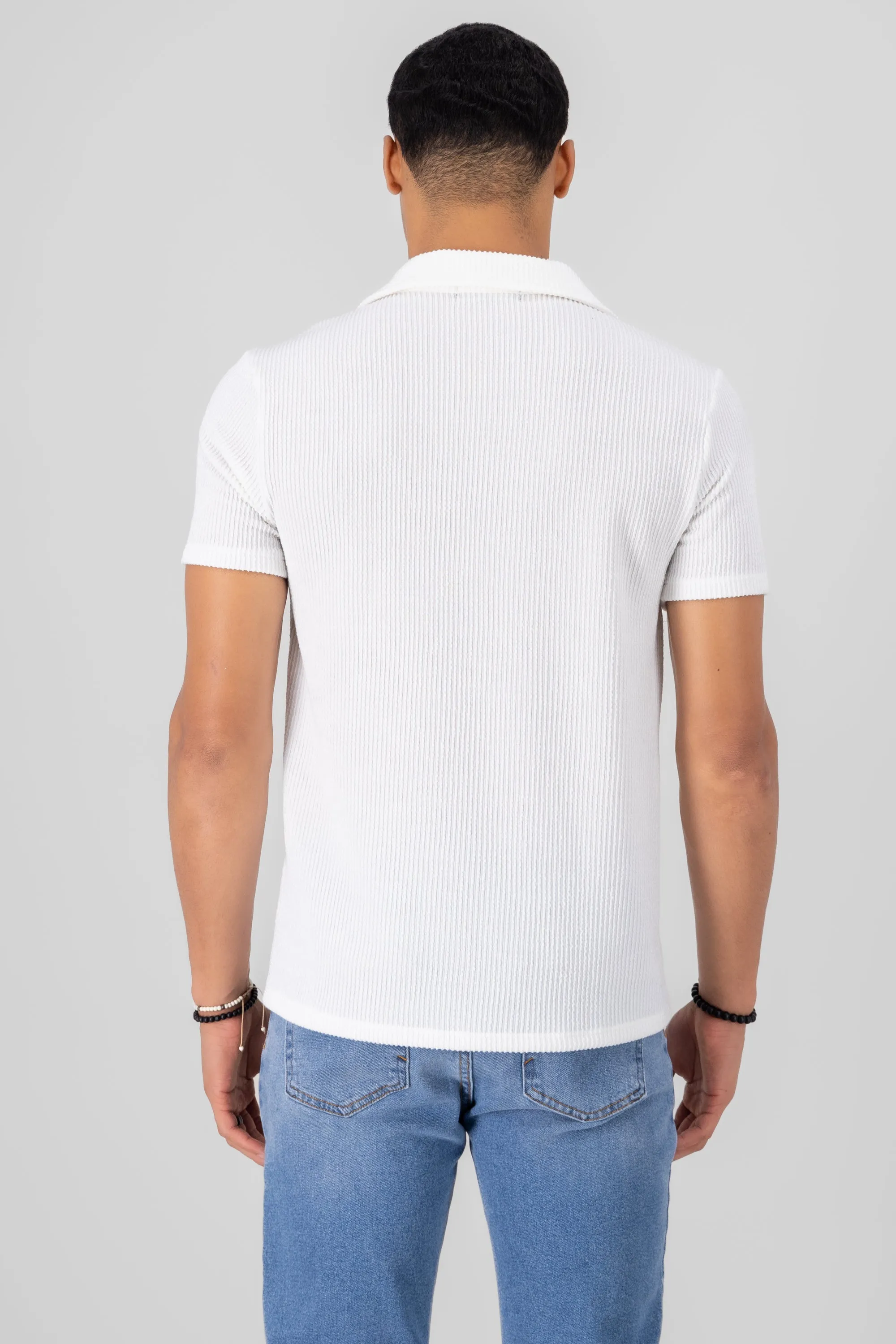 Playera cuello polo entretejida sold by Shasa product image thumbnail 4