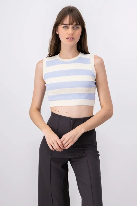 Chaleco Tejido Rayas sold by Shasa