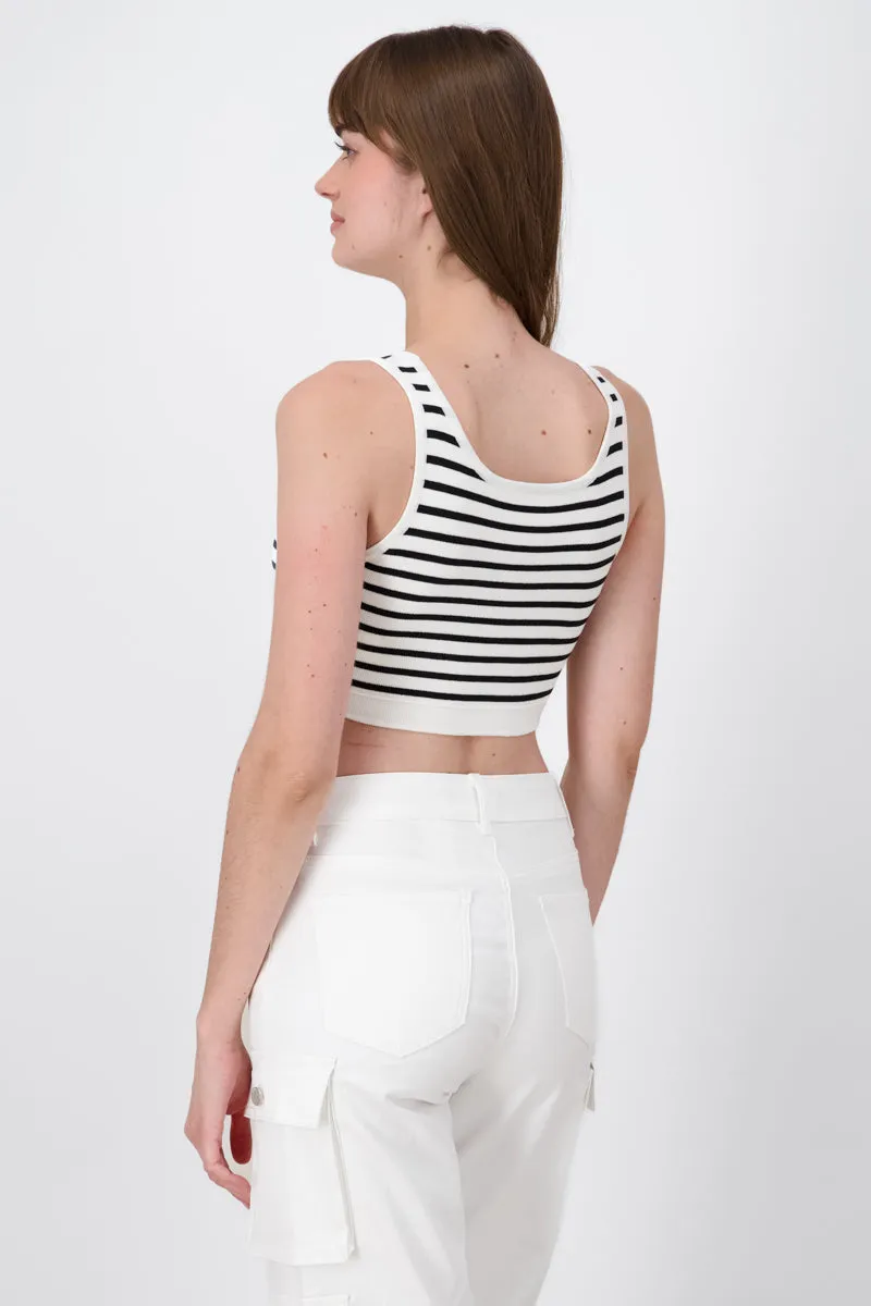 Top tejido manga sin rayas sold by Shasa product image thumbnail 4