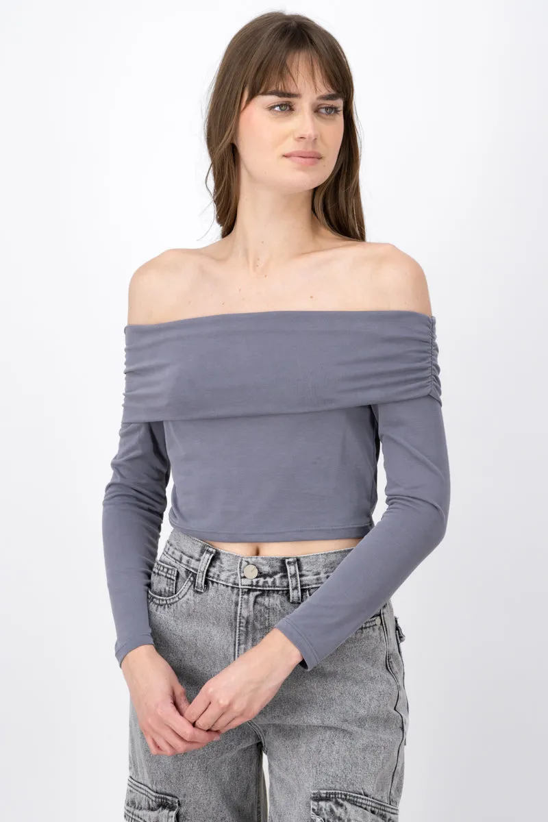 Top strapless manga larga sold by Shasa