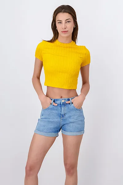 Top textura manga corta sold by Shasa